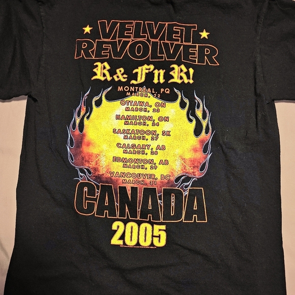 Velvet Revolver 2005 Canadian Tour Shirt Size S - Picture 7 of 8